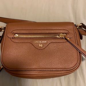 Michael Kors brown leather handbag
